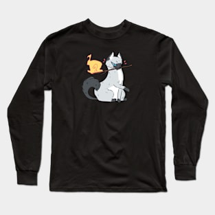 Cat, the keeper of the fire Long Sleeve T-Shirt